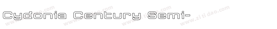 Cydonia Century Semi字体转换